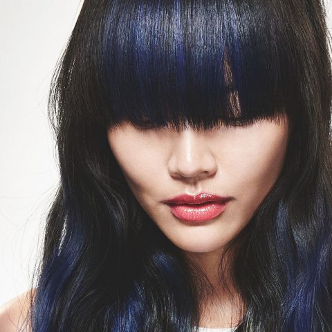 Visuell Blue Ombre Hair